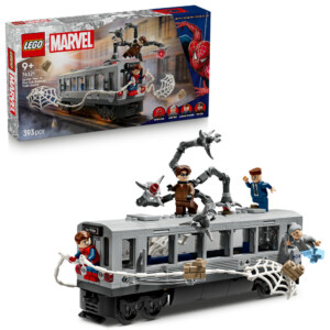 LEGO 76321 Spider-Man mot Doc Ock: tunnelbanescenen