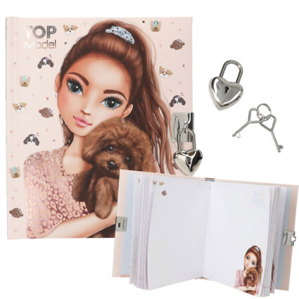 Dagbok Doggy med hjärtlås