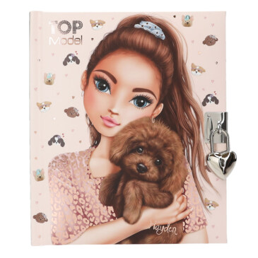 Dagbok Doggy med hjärtlås