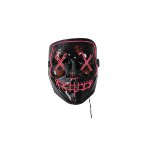 Röd led-mask