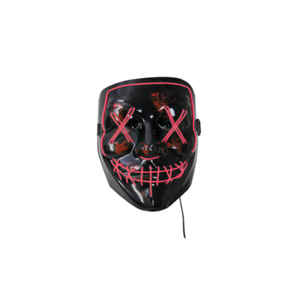 Röd led-mask