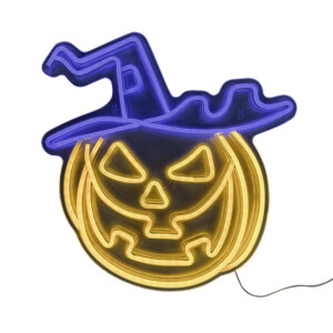 Neonskylt pumpahuvud