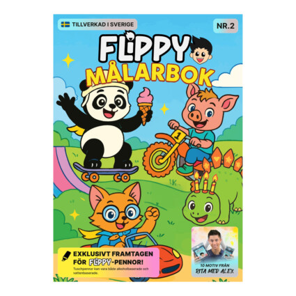 Målarbok rita med Alex