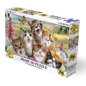 Prime 3D-pussel - Cat Selfie 500 bitar