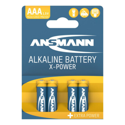 4-pack AAA X-Power batterier