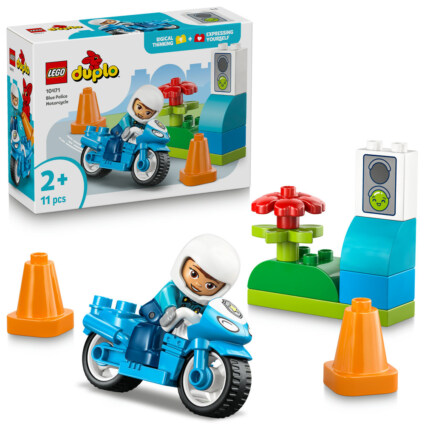 LEGO 10471 Blå polismotorcykel