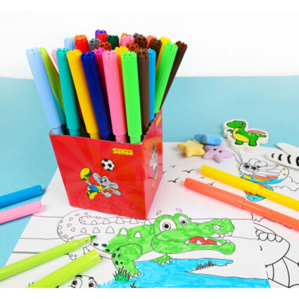 Fiberpenna i burk - 42-pack