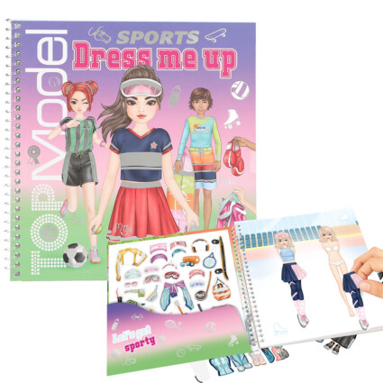 TOPModel Dress Me Up Sport Stickersbok