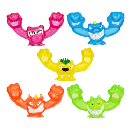 Goo Jit Zu Meteor Madness Slingers Glow 5-pack