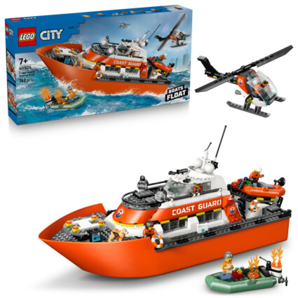 LEGO 60504 Kustbevakningens räddningsbåt och helikopter