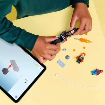 LEGO 76335 Spider-Man mot Ghost Rider på motorcykel