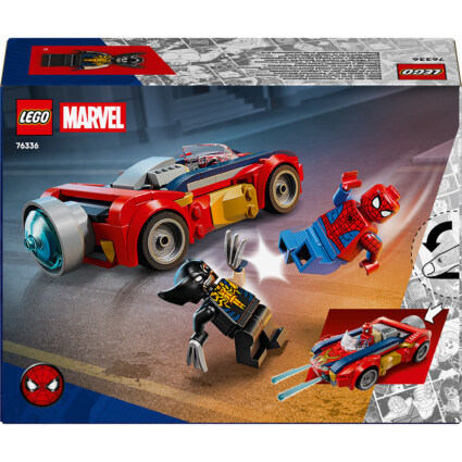 LEGO 76336 Spider-Mans bil mot venomifierad Wolverine