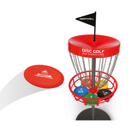 Mini Discgolfset med korg