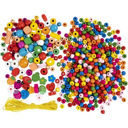 Mini DIY Mix Smycken, ca. 564 st., glada färger, 1 förp.