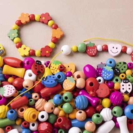 Mini DIY Mix Smycken, ca. 564 st., glada färger, 1 förp.