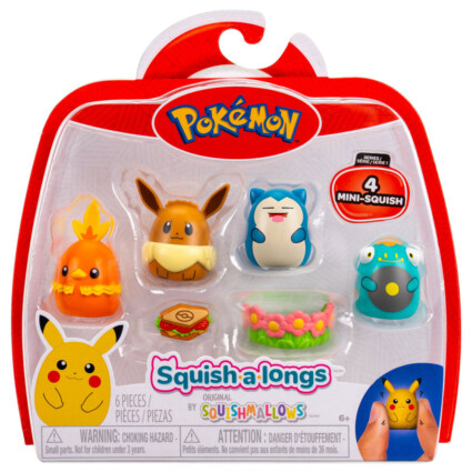 Squishalongs Pokémon 4-pack