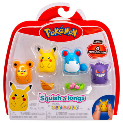Squishalongs Pokémon 4-pack