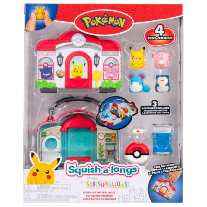 Squishalongs Pokémon Center Playset