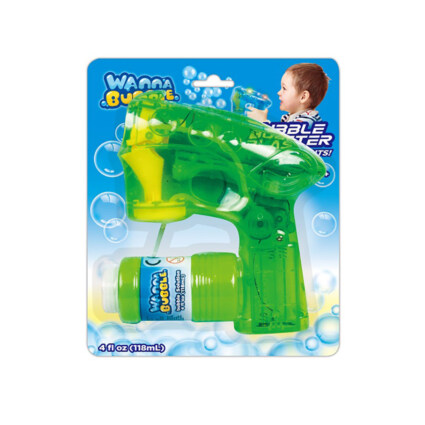 Såpbubbelpistol med ljus