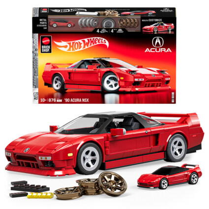 Hot Wheels Brick Shop Elite Series Acura NSX