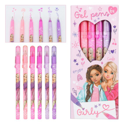 TOPModel Gelpennor Candy, 6-p