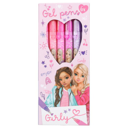 TOPModel Gelpennor Candy, 6-p