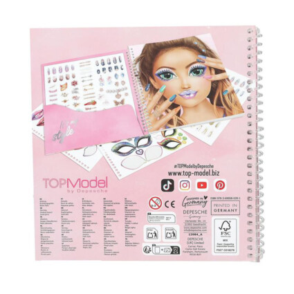TOPModel Dress Me Up Face Stickersbok