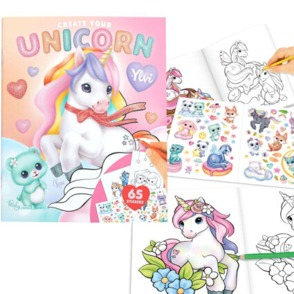 Ylvi Unicorn Målarbok