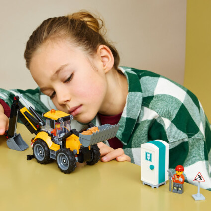 LEGO 60480 Gul grävlastare