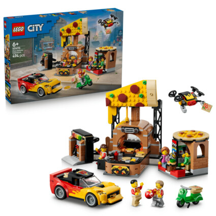 LEGO 60496 Pizzahemkörning med fordon