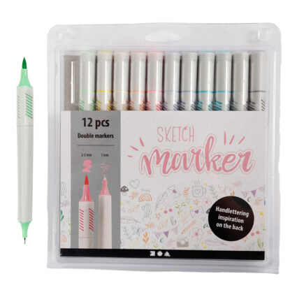 Sketch markers- pastellfärger