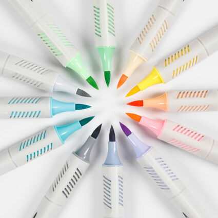 Sketch markers- pastellfärger