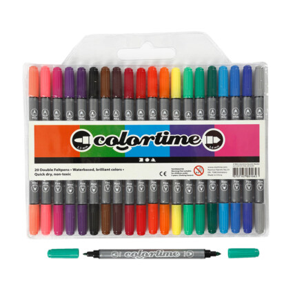 Colortime Dubbeltusch - standardfärger