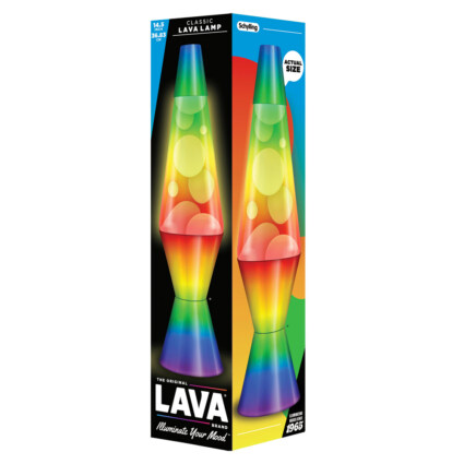 Original Lava Lamp Rainbow 37 cm