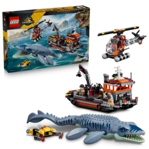 LEGO 77983 Dinosaurieattack med båt och mosasaurus