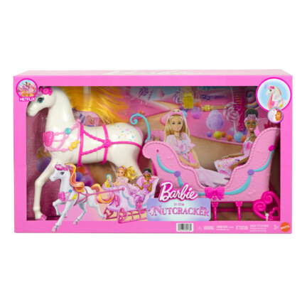 Barbie Nutcracker Häst & släde