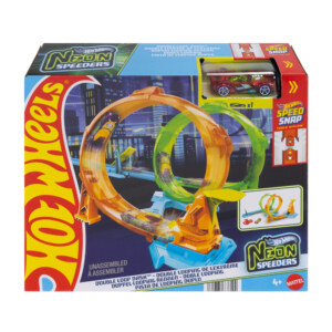 Hot Wheels Neon Speeders Corkscrew Loop