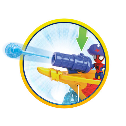 Spidey Water-Webs Bubble Piratskepp