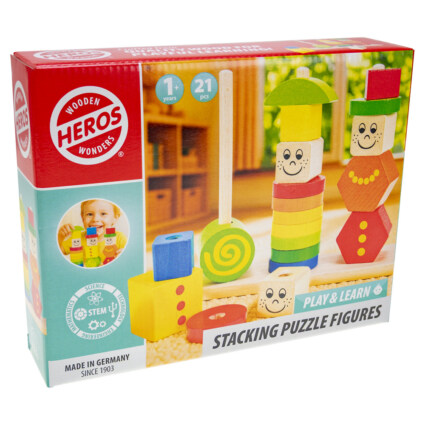 Heros Play & Learn Stacking Puzzle Figures